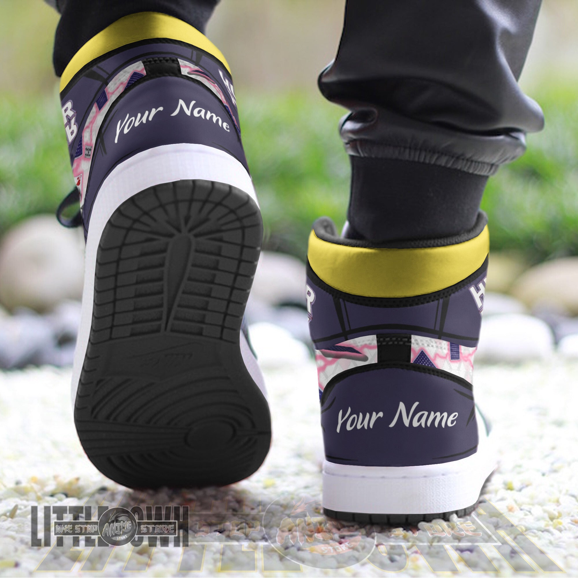 Ideafootwear Hisoka Morow AJ1 High Sneakers Shoes For Men And Women