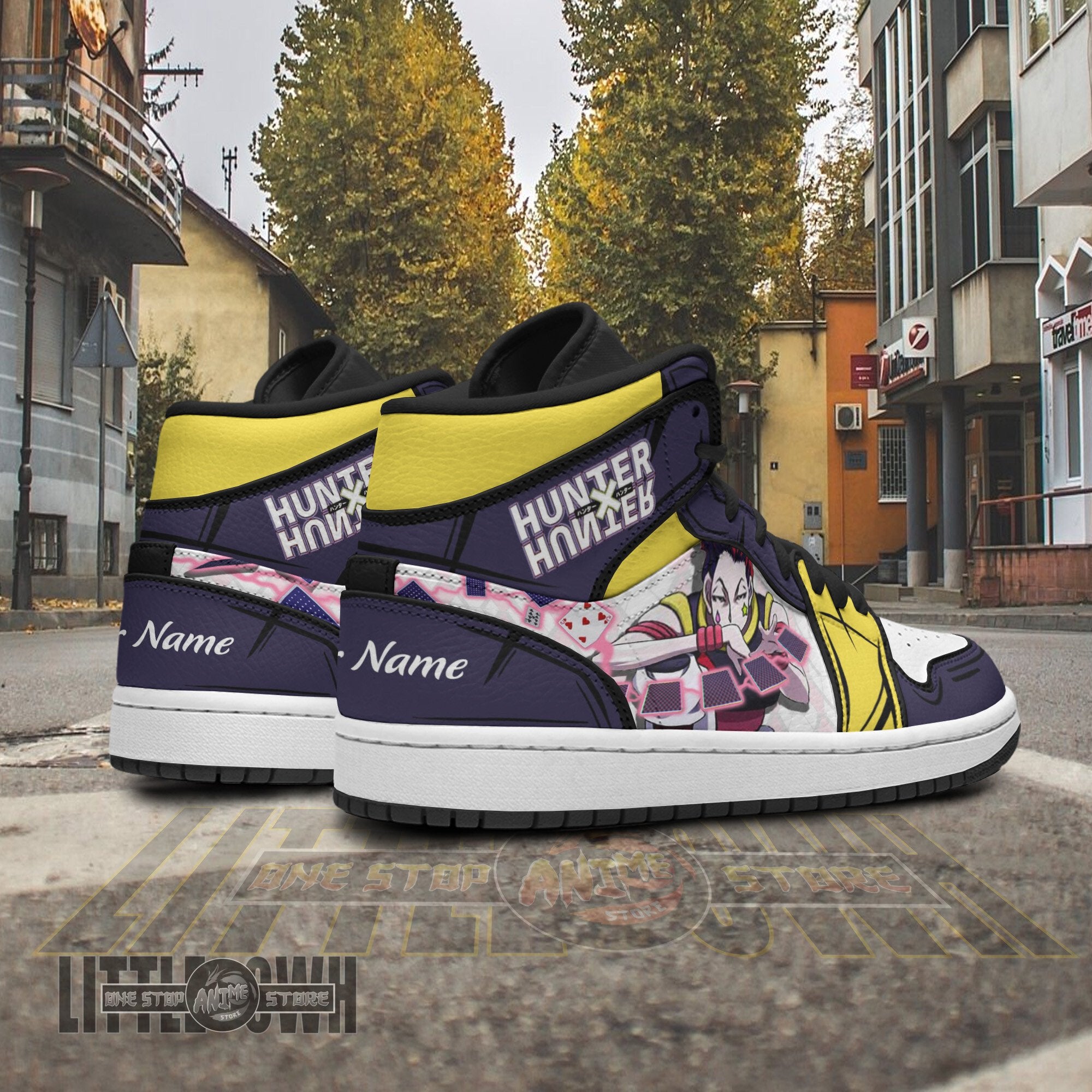 Ideafootwear Hisoka Morow AJ1 High Sneakers Shoes For Men And Women