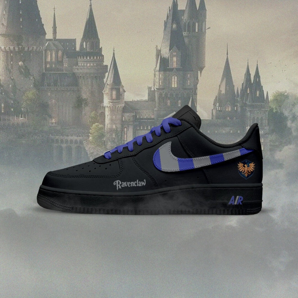 Ideafootwear Hogwart Ravenclaw Air Low-Top Sneakers Shoes For Men And Women 1