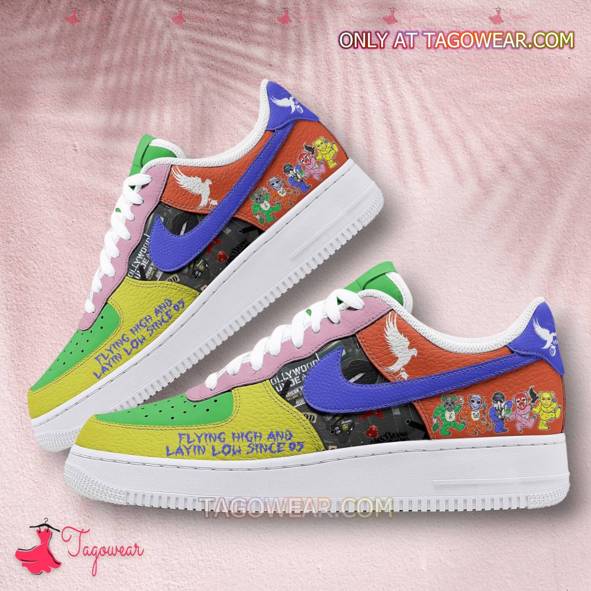 Ideafootwear Hollywood Undead Air Low-Top Sneakers Shoes For Men And Women 2