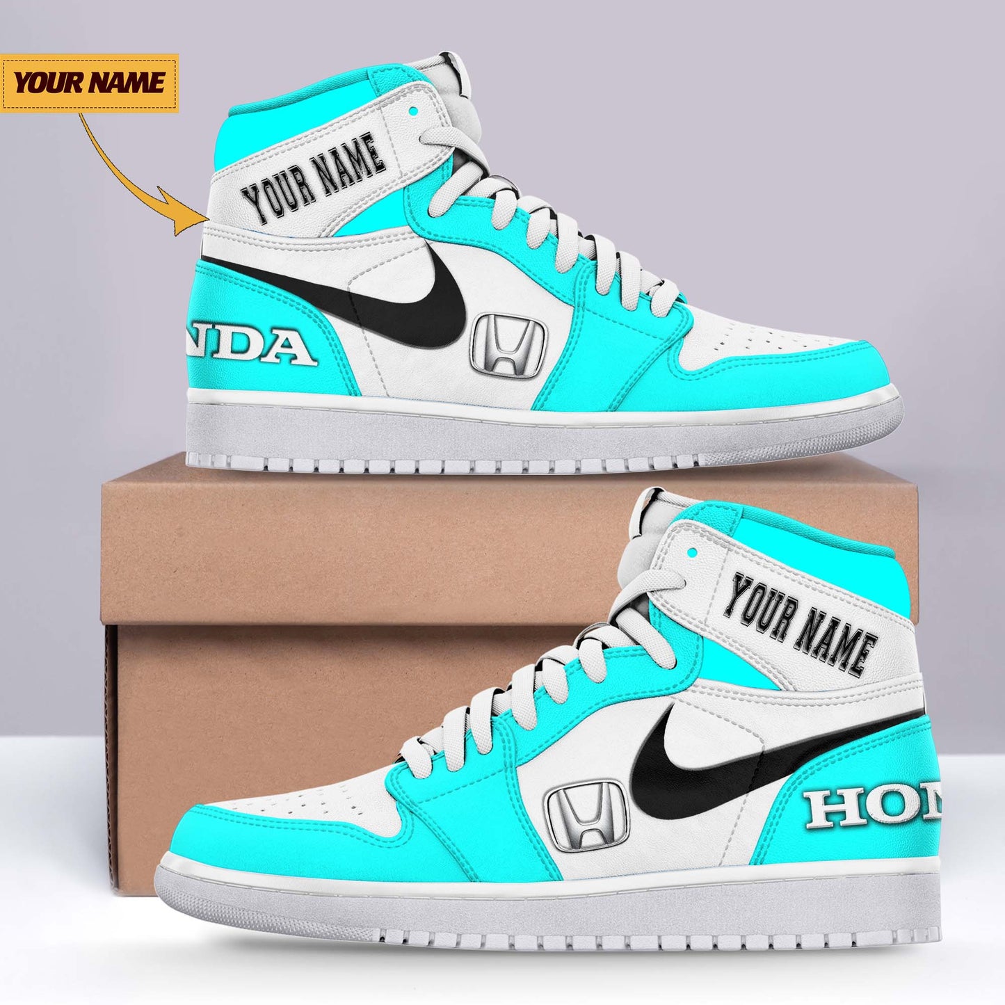 Ideafootwear Honda AJ1 High Sneakers Shoes For Men And Women
