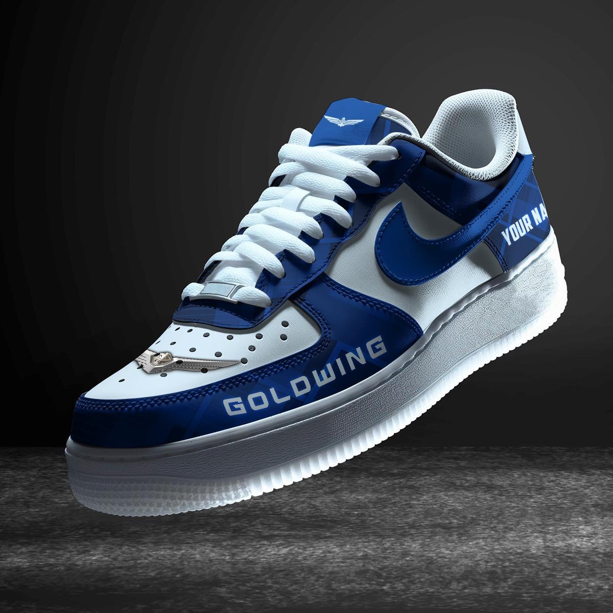 Ideafootwear Honda goldwing Air Low-Top Sneakers Shoes For Men And Women 1