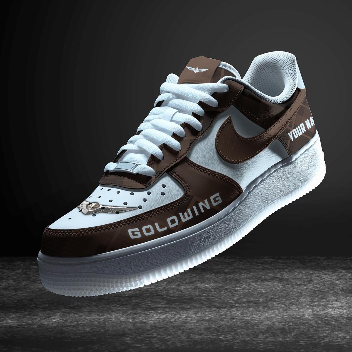 Ideafootwear Honda goldwing Air Low-Top Sneakers Shoes For Men And Women 1