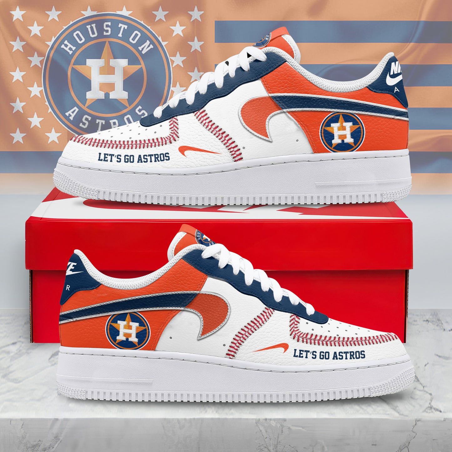 Ideafootwear Houston Astros Air Low-Top Sneakers Shoes For Men And Women 1