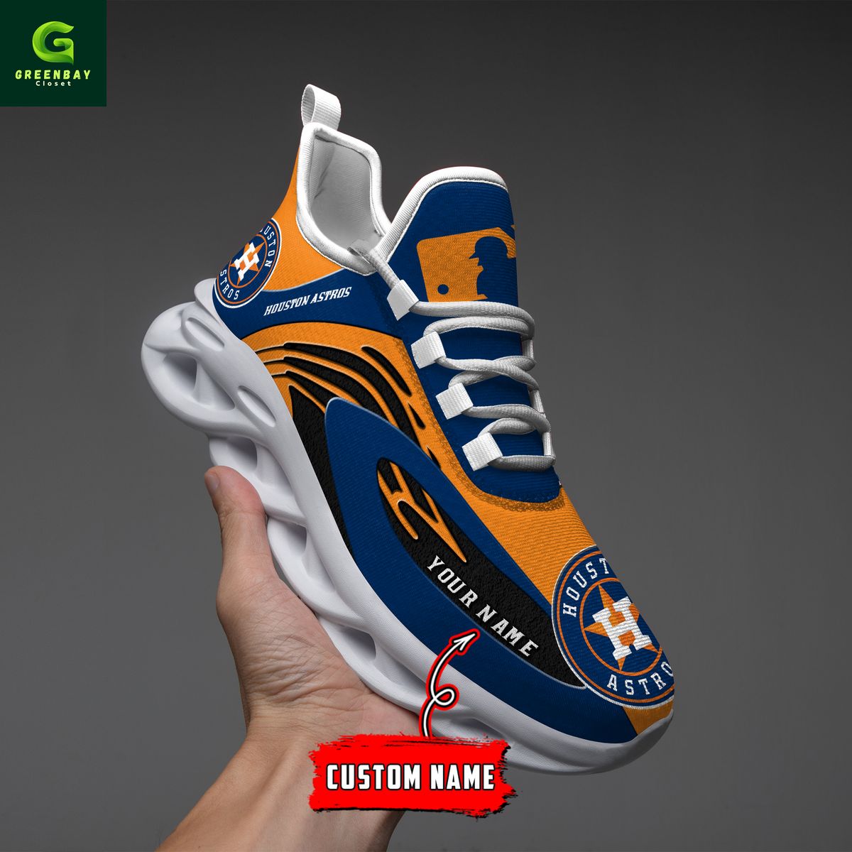 Ideafootwear Houston Astros Max Soul Shoes Sneakers For Men And Women