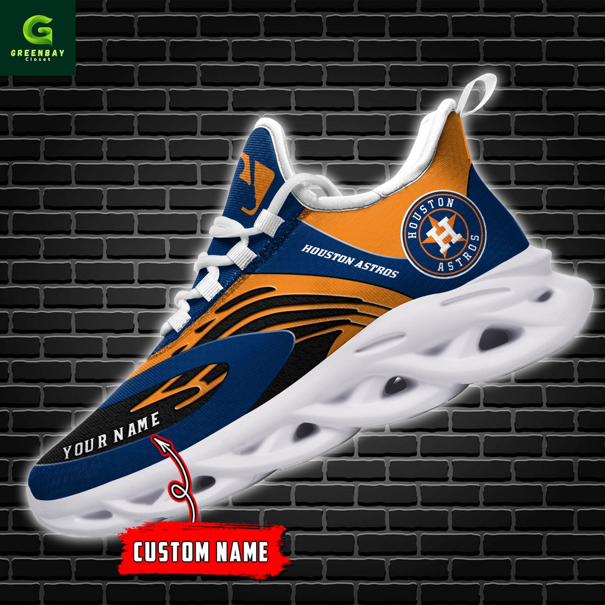 Ideafootwear Houston Astros Max Soul Shoes Sneakers For Men And Women
