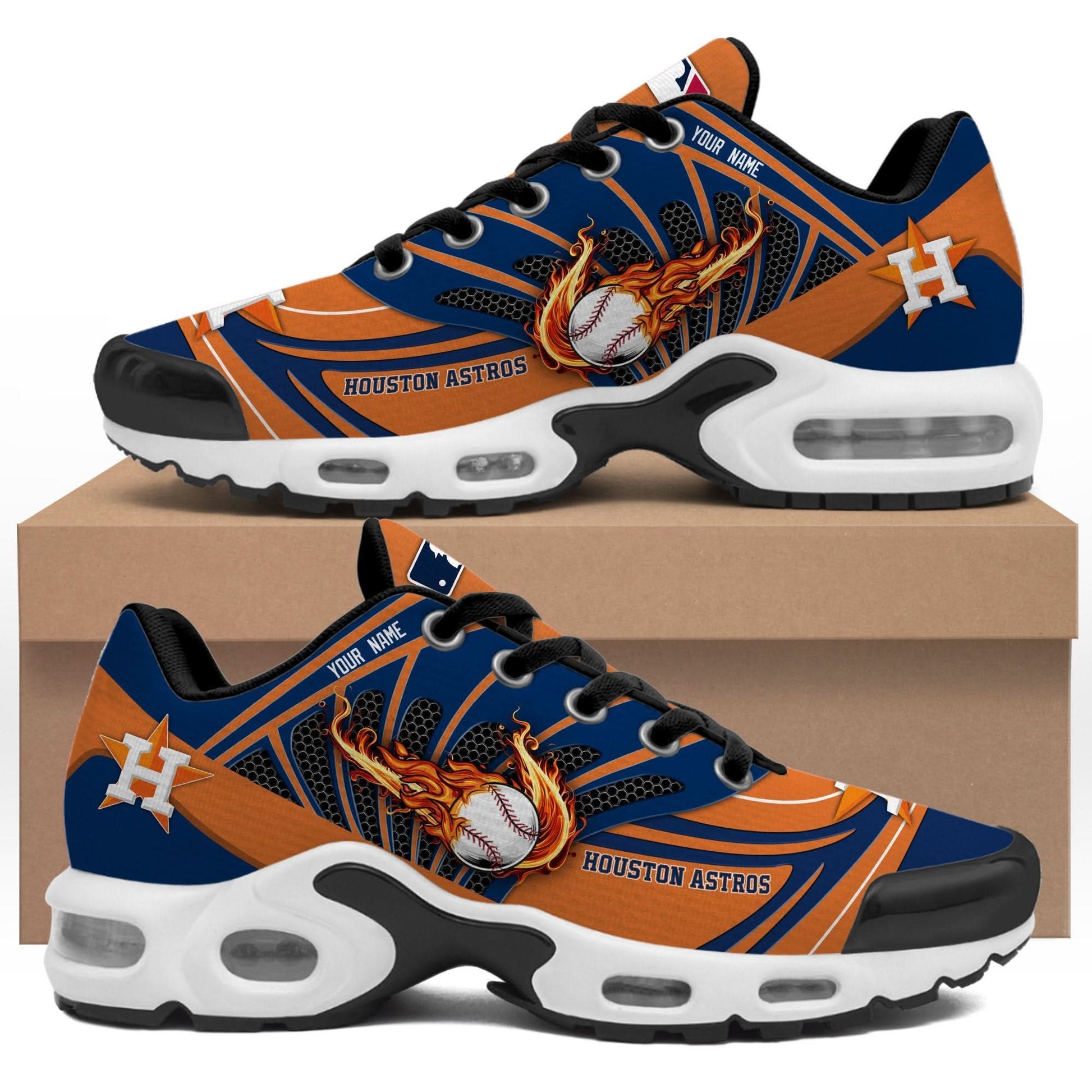 Ideafootwear Houston Astros TN Shoes Sneakers For Men And Women