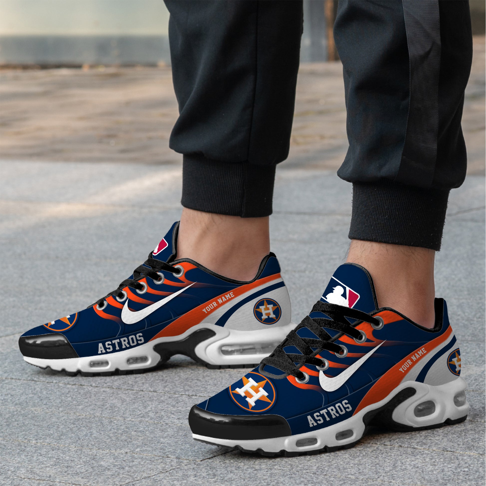 Ideafootwear Houston Astros TN Shoes Sneakers For Men And Women