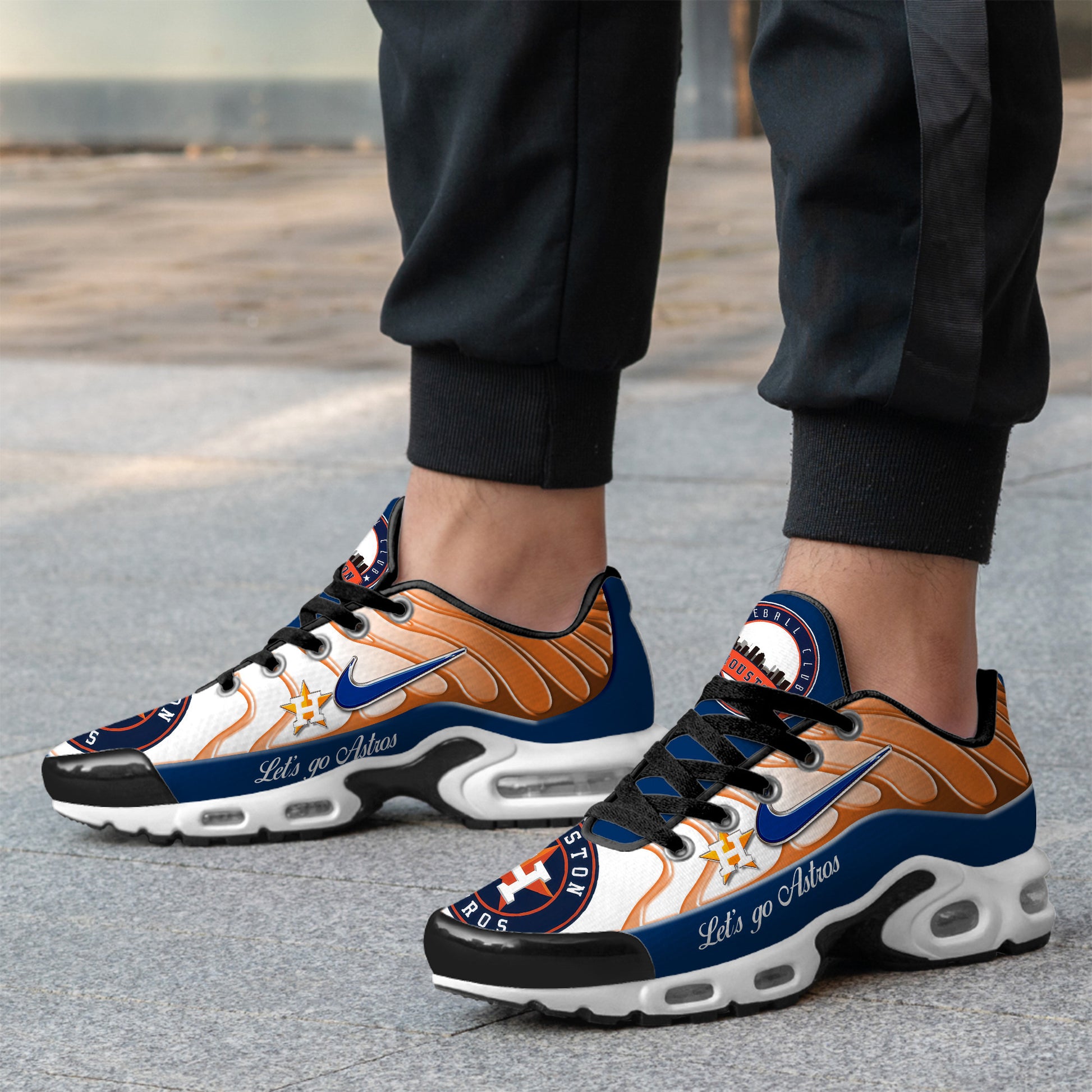 Ideafootwear Houston Astros TN Shoes Sneakers For Men And Women