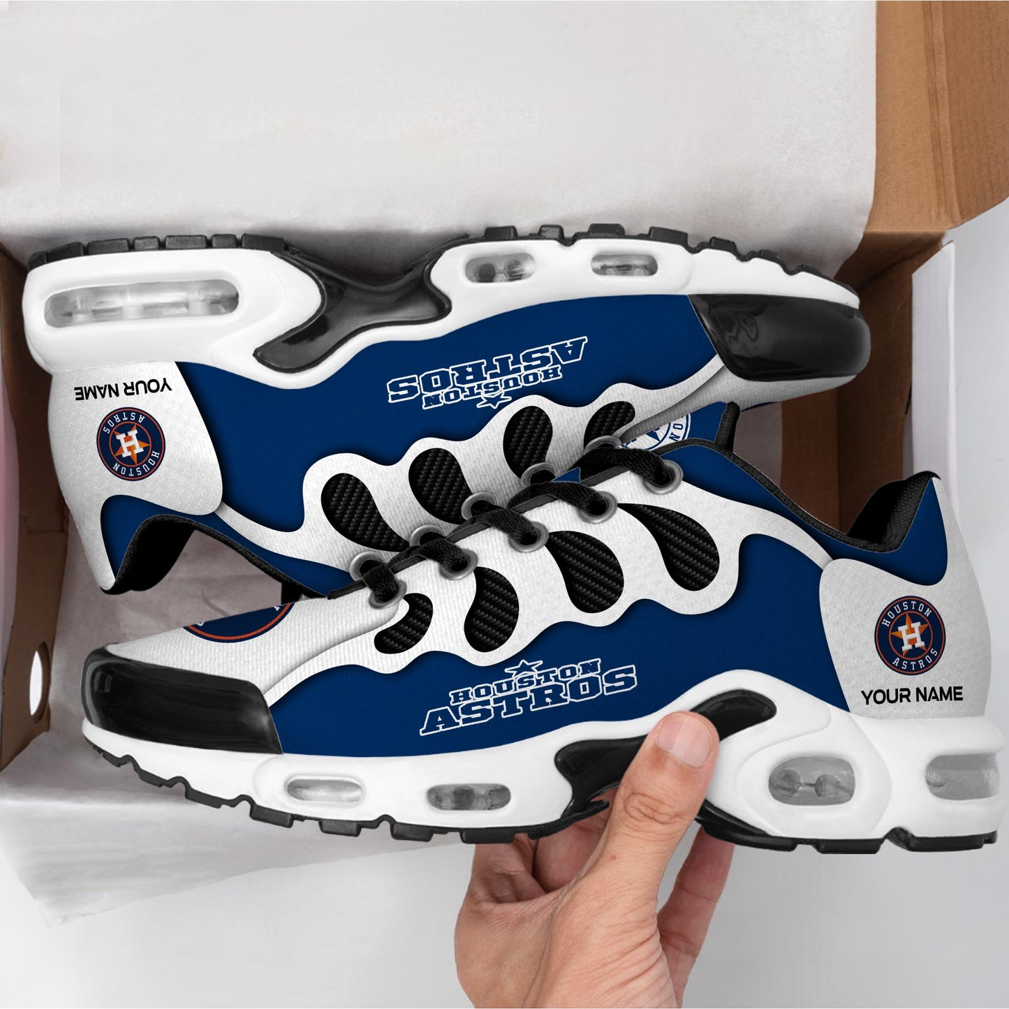 Ideafootwear Houston Astros TN Shoes Sneakers For Men And Women