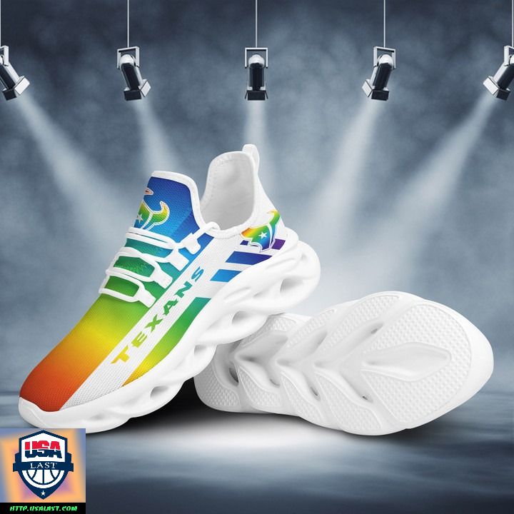 Ideafootwear Houston Texans Max Soul Shoes Sneakers For Men And Women
