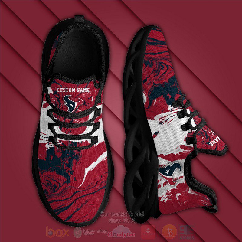 Ideafootwear Houston Texans Max Soul Shoes Sneakers For Men And Women