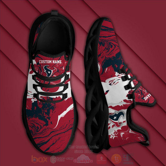 Ideafootwear Houston Texans Max Soul Shoes Sneakers For Men And Women