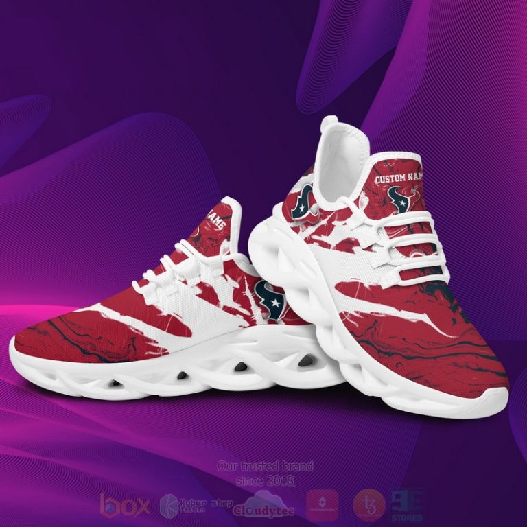 Ideafootwear Houston Texans Max Soul Shoes Sneakers For Men And Women