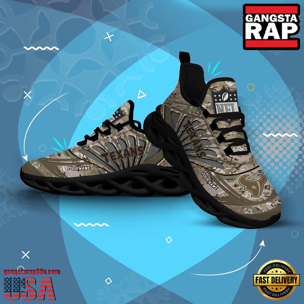Ideafootwear Houston Texans Max Soul Shoes Sneakers For Men And Women