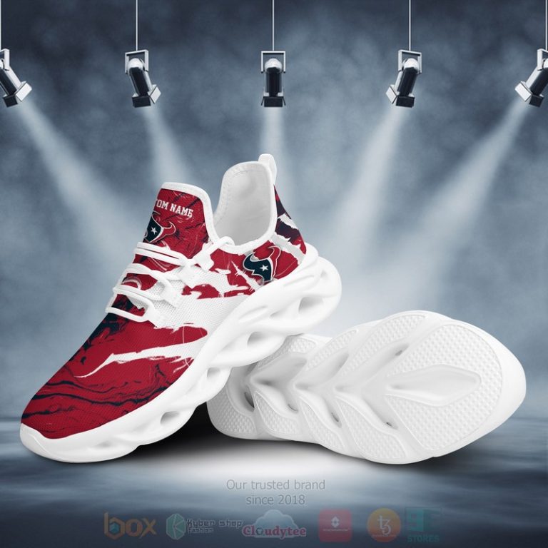 Ideafootwear Houston Texans Max Soul Shoes Sneakers For Men And Women