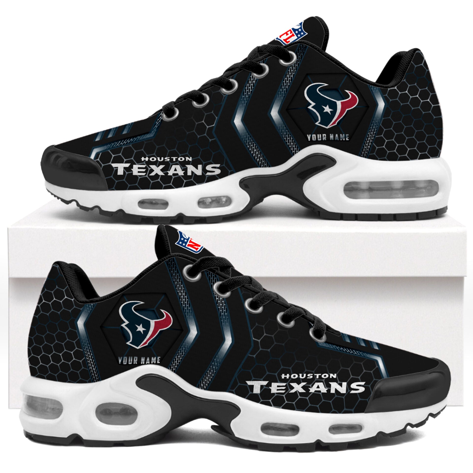 Ideafootwear Houston Texans TN Shoes Sneakers For Men And Women