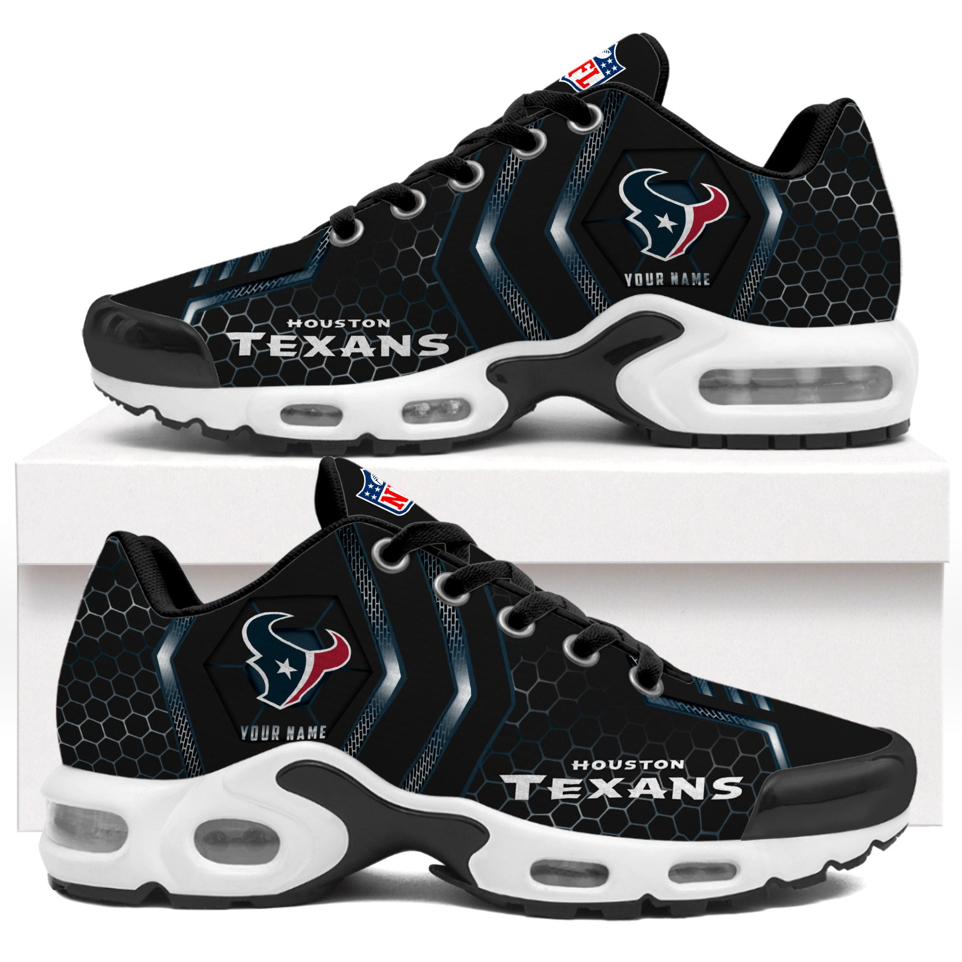 Ideafootwear Houston Texans TN Shoes Sneakers For Men And Women