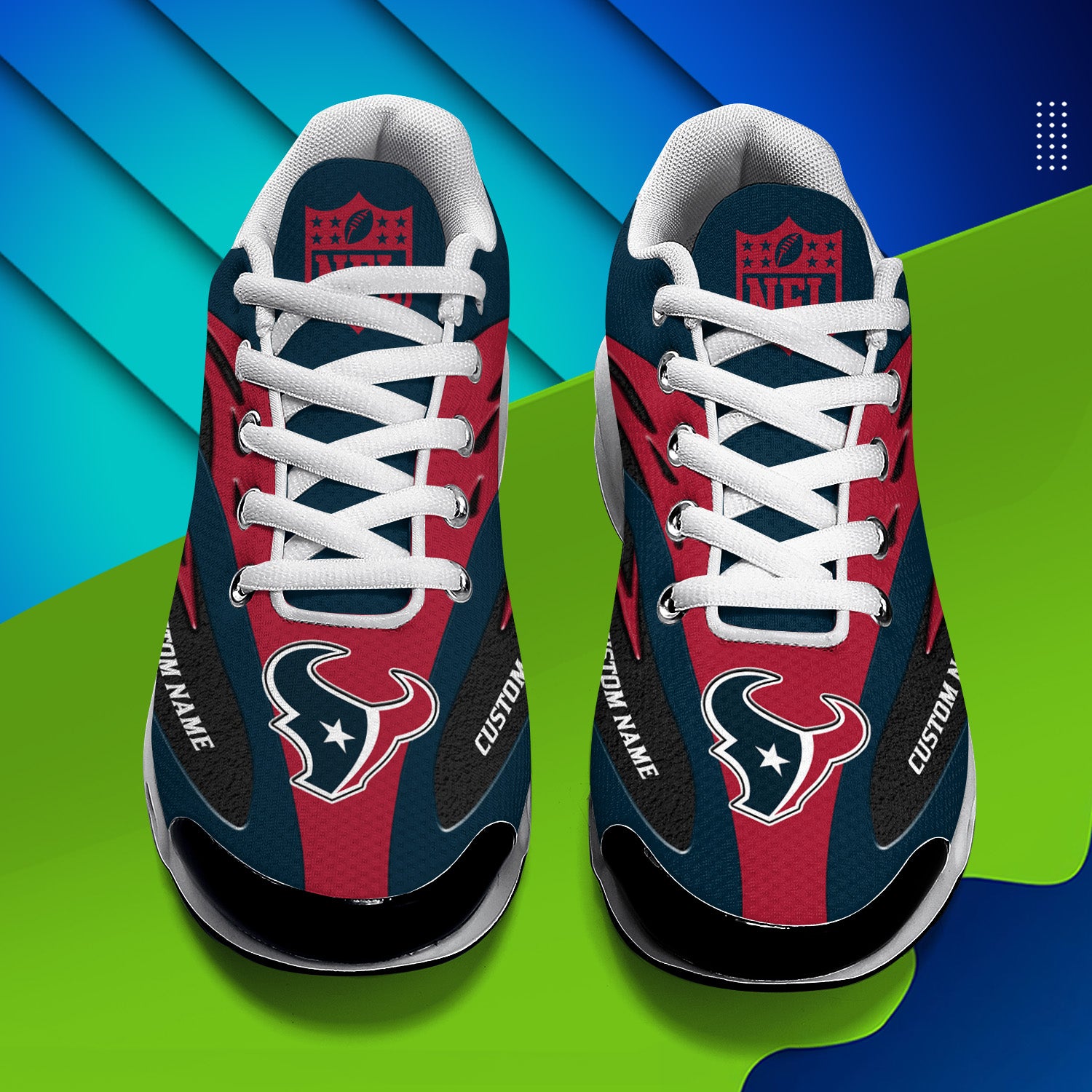 Ideafootwear Houston Texans TN Shoes Sneakers For Men And Women