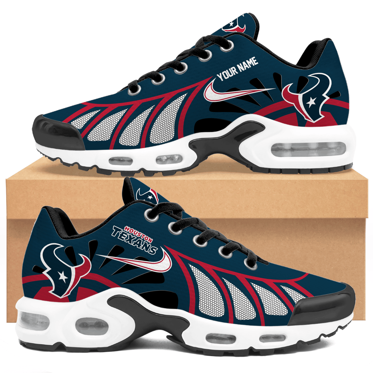 Ideafootwear Houston Texans TN Shoes Sneakers For Men And Women