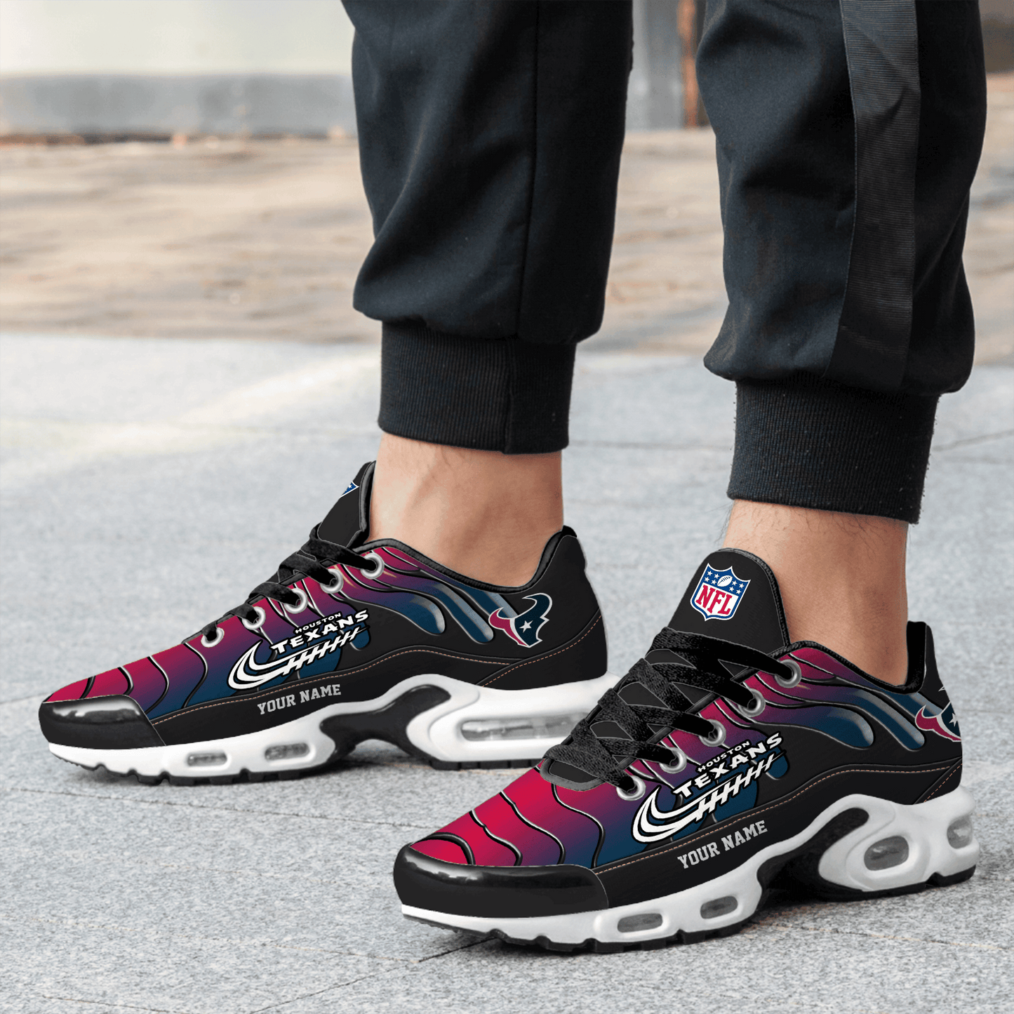 Ideafootwear Houston Texans TN Shoes Sneakers For Men And Women