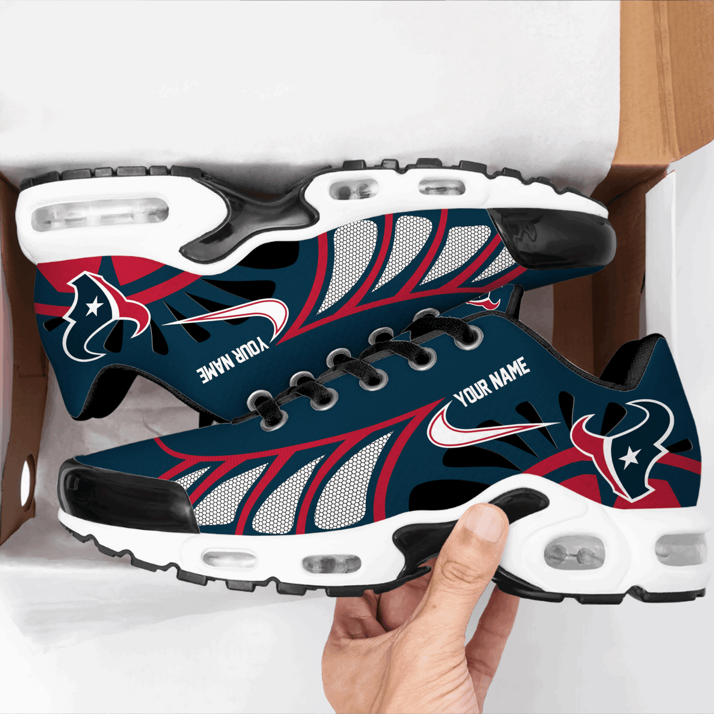 Ideafootwear Houston Texans TN Shoes Sneakers For Men And Women