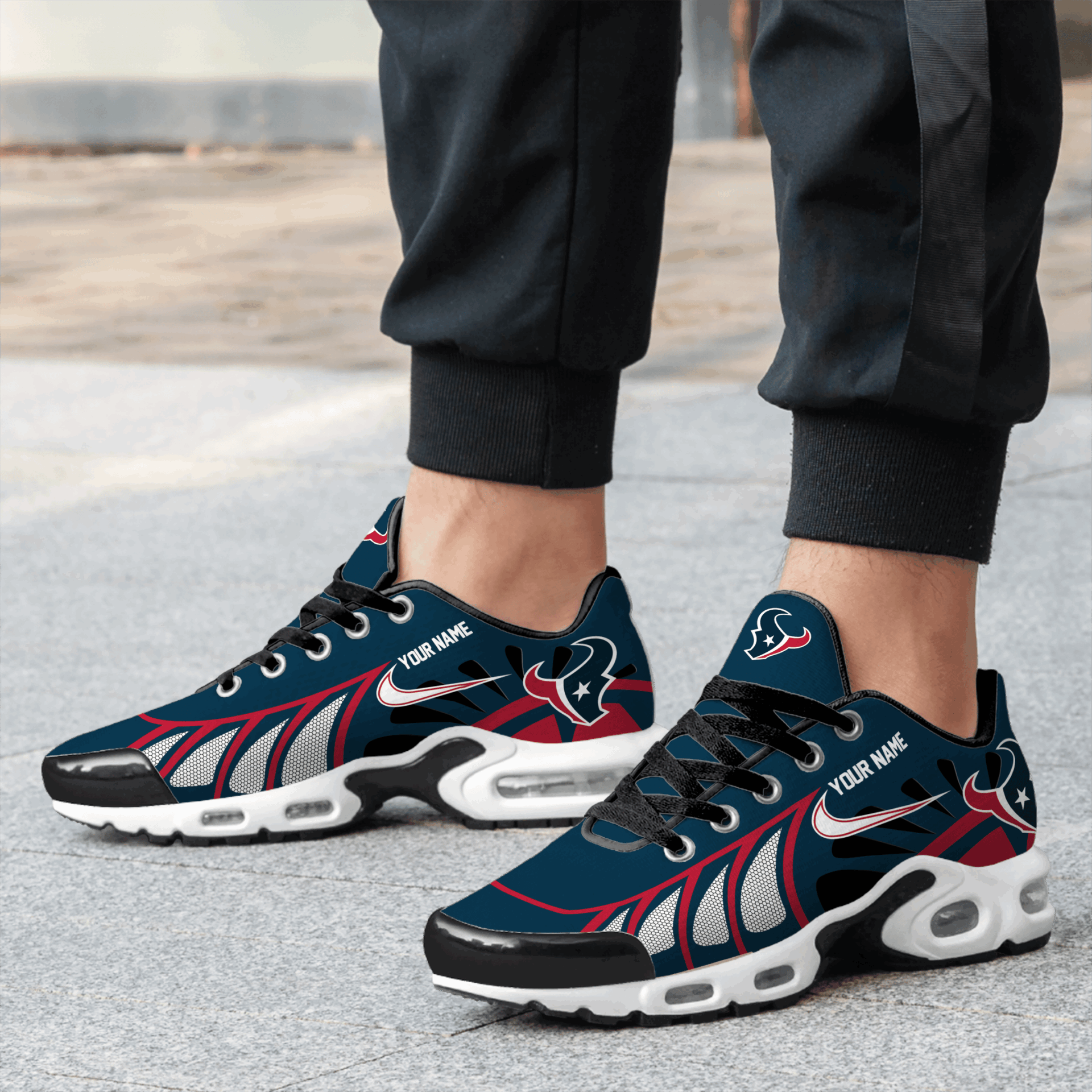 Ideafootwear Houston Texans TN Shoes Sneakers For Men And Women