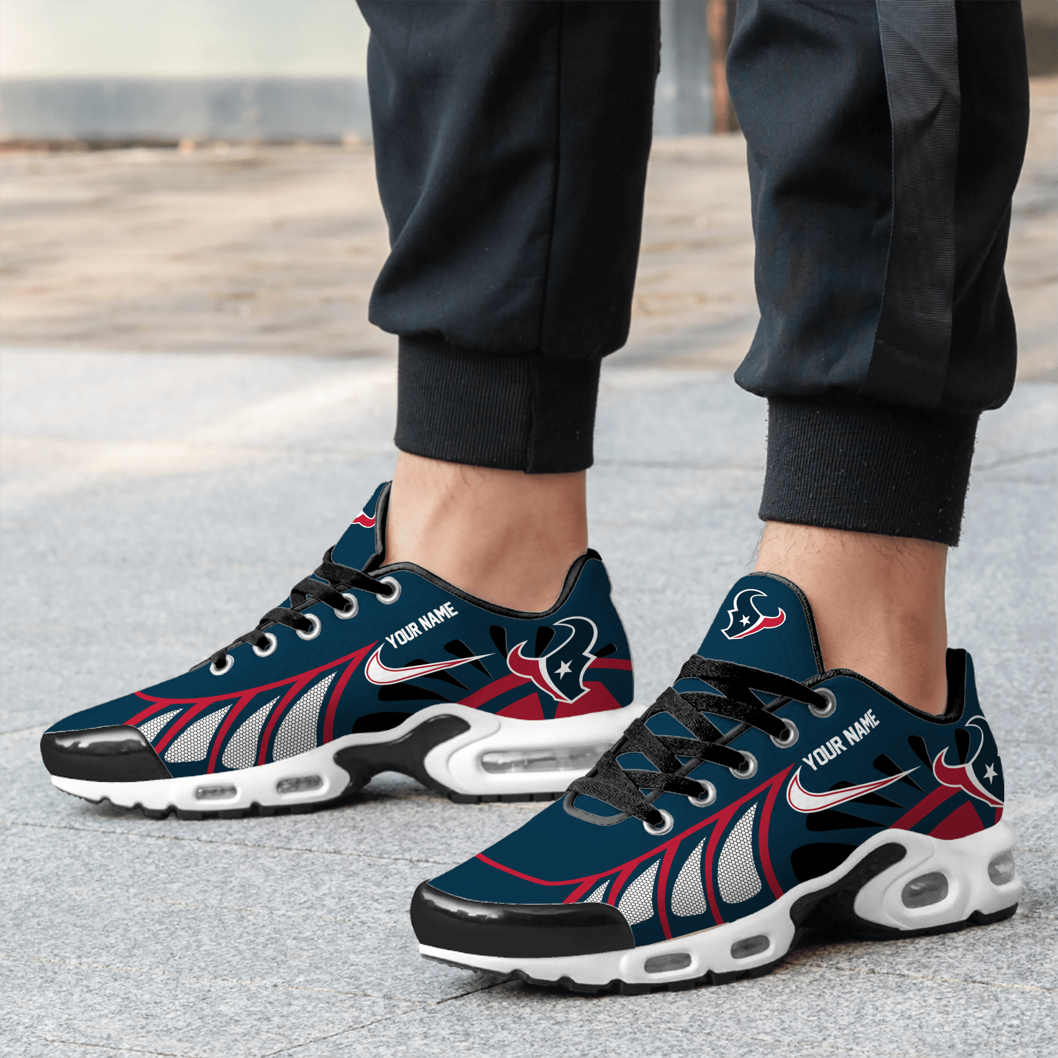 Ideafootwear Houston Texans TN Shoes Sneakers For Men And Women