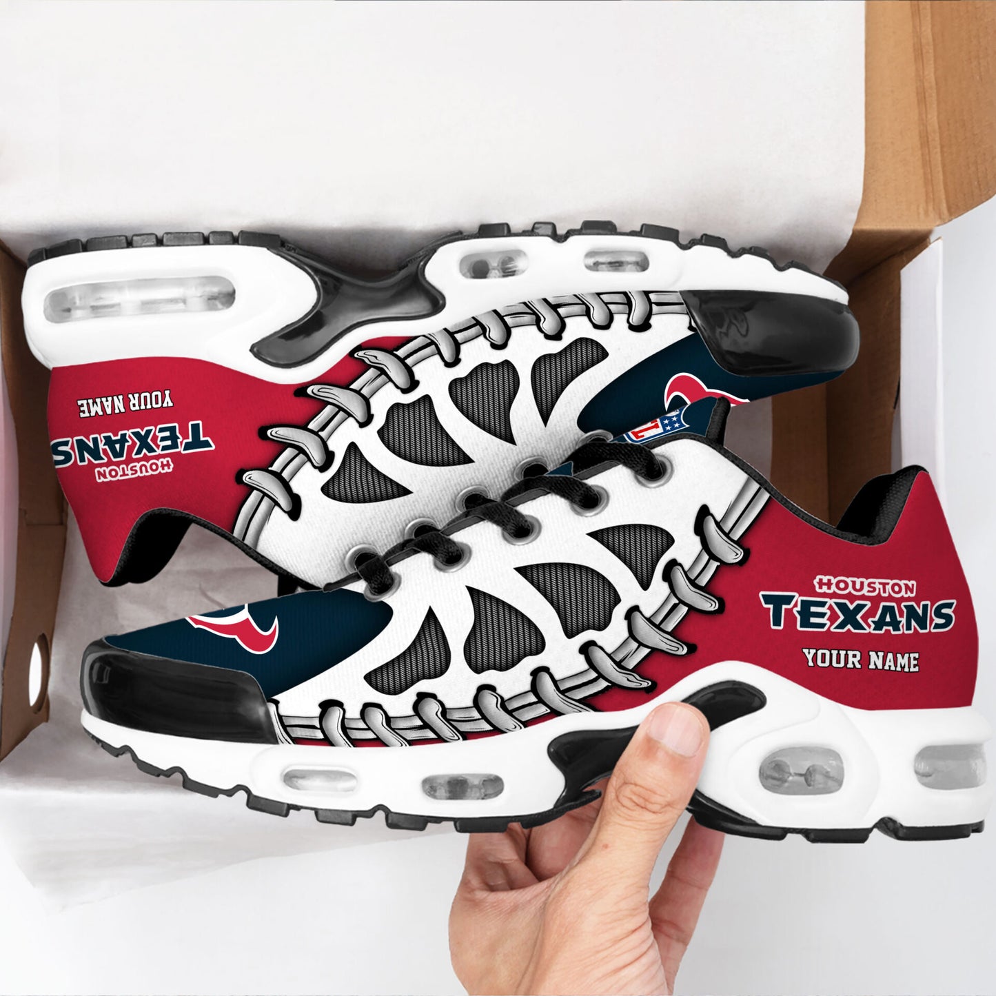 Ideafootwear Houston Texans TN Shoes Sneakers For Men And Women