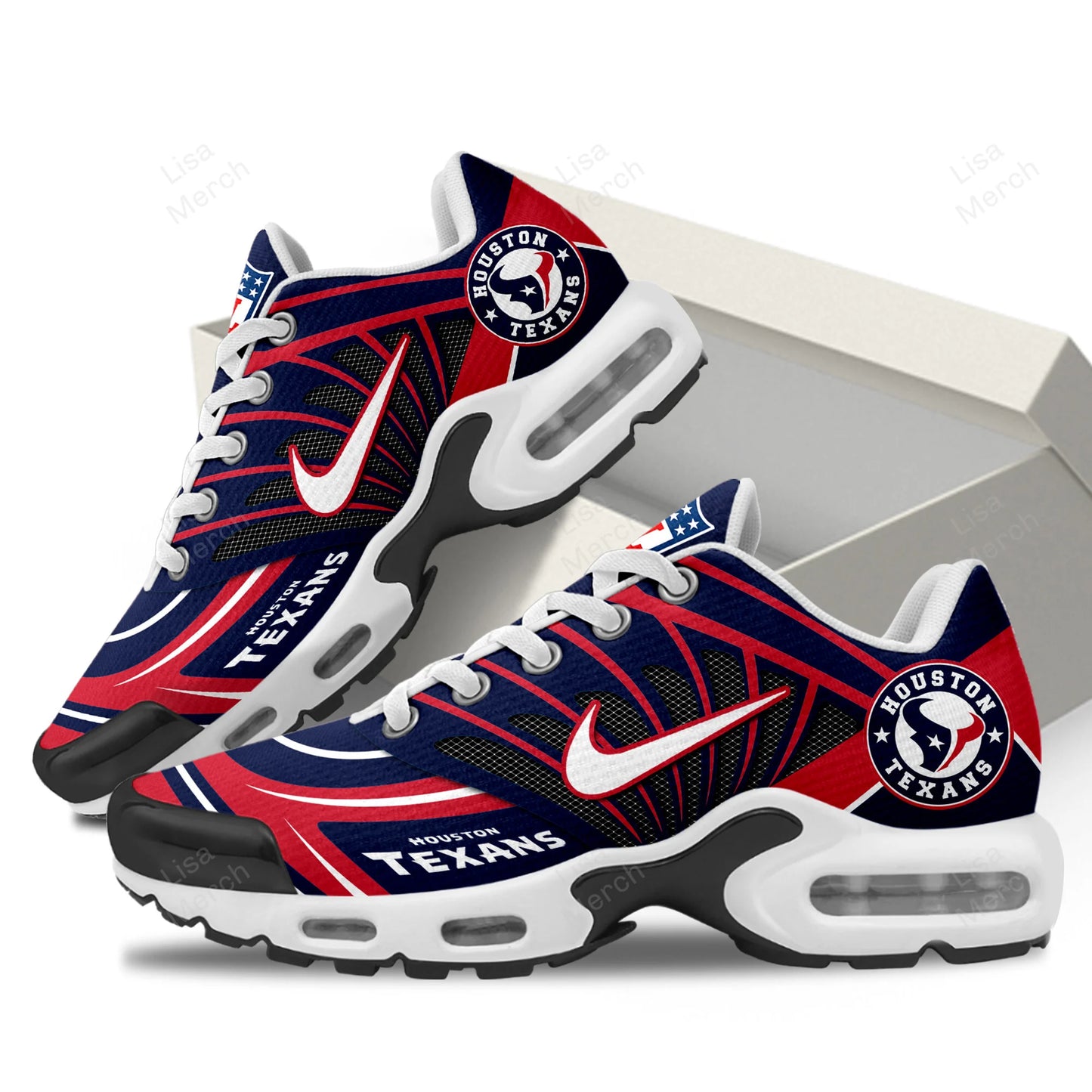 Ideafootwear Houston Texans TN Shoes Sneakers For Men And Women