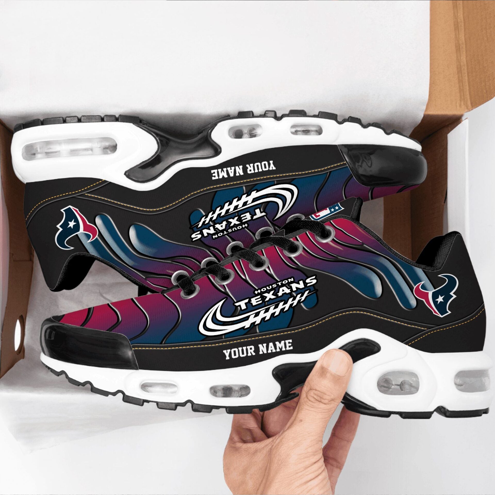Ideafootwear Houston Texans TN Shoes Sneakers For Men And Women