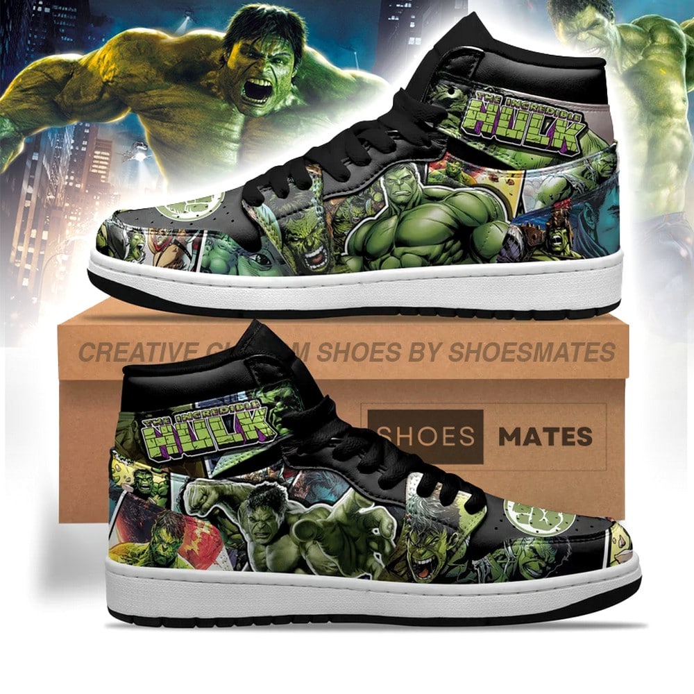 Ideafootwear Hulk AJ1 High Sneakers Shoes For Men And Women