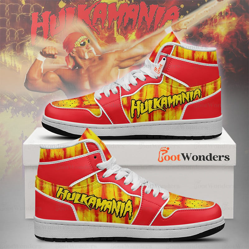 Ideafootwear Hulk Hogan AJ1 High Sneakers Shoes For Men And Women
