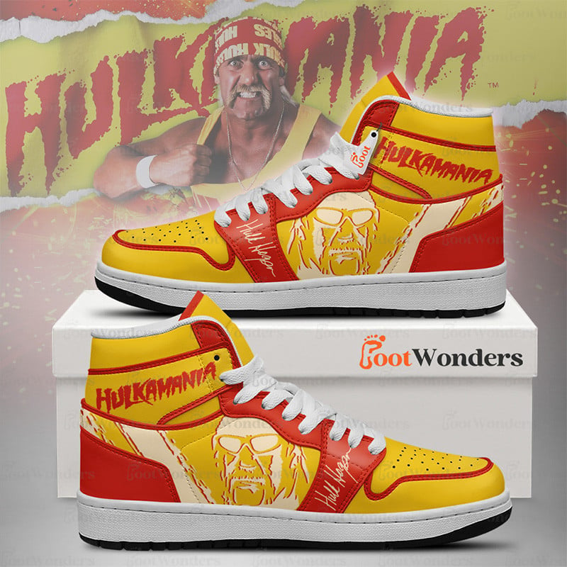 Ideafootwear Hulk Hogan AJ1 High Sneakers Shoes For Men And Women