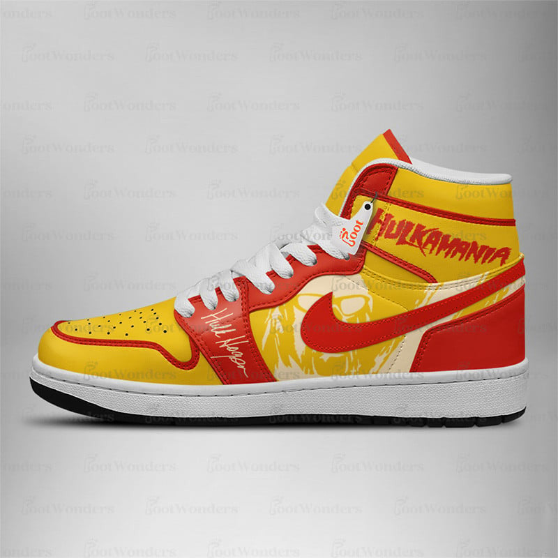 Ideafootwear Hulk Hogan AJ1 High Sneakers Shoes For Men And Women