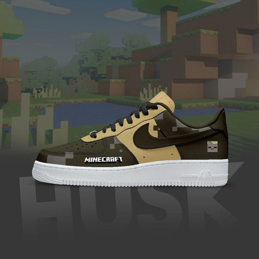 Ideafootwear Husk Minecraft Air Low-Top Sneakers Shoes For Men And Women 1