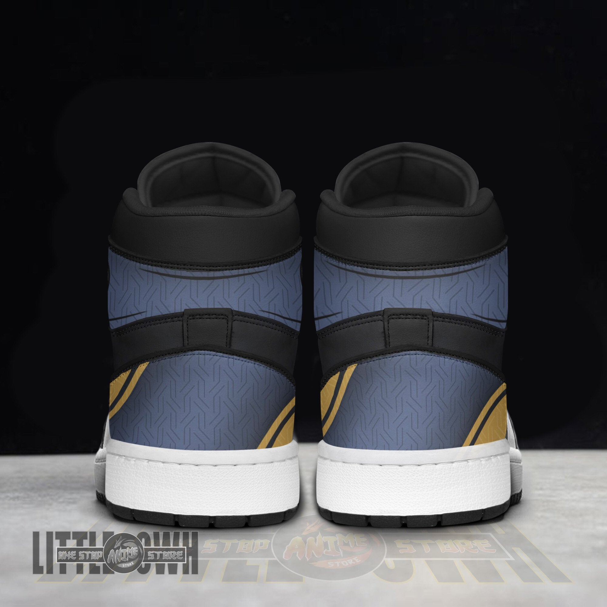 Ideafootwear Iguro Obanai AJ1 High Sneakers Shoes For Men And Women