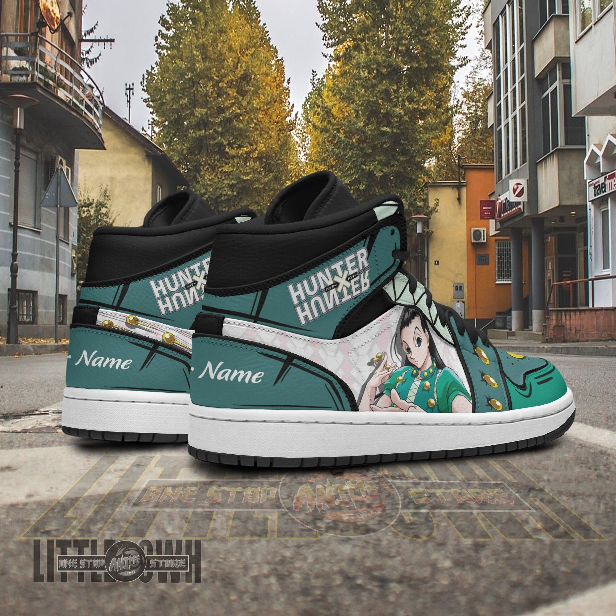 Ideafootwear Illumi Zoldyck AJ1 High Sneakers Shoes For Men And Women