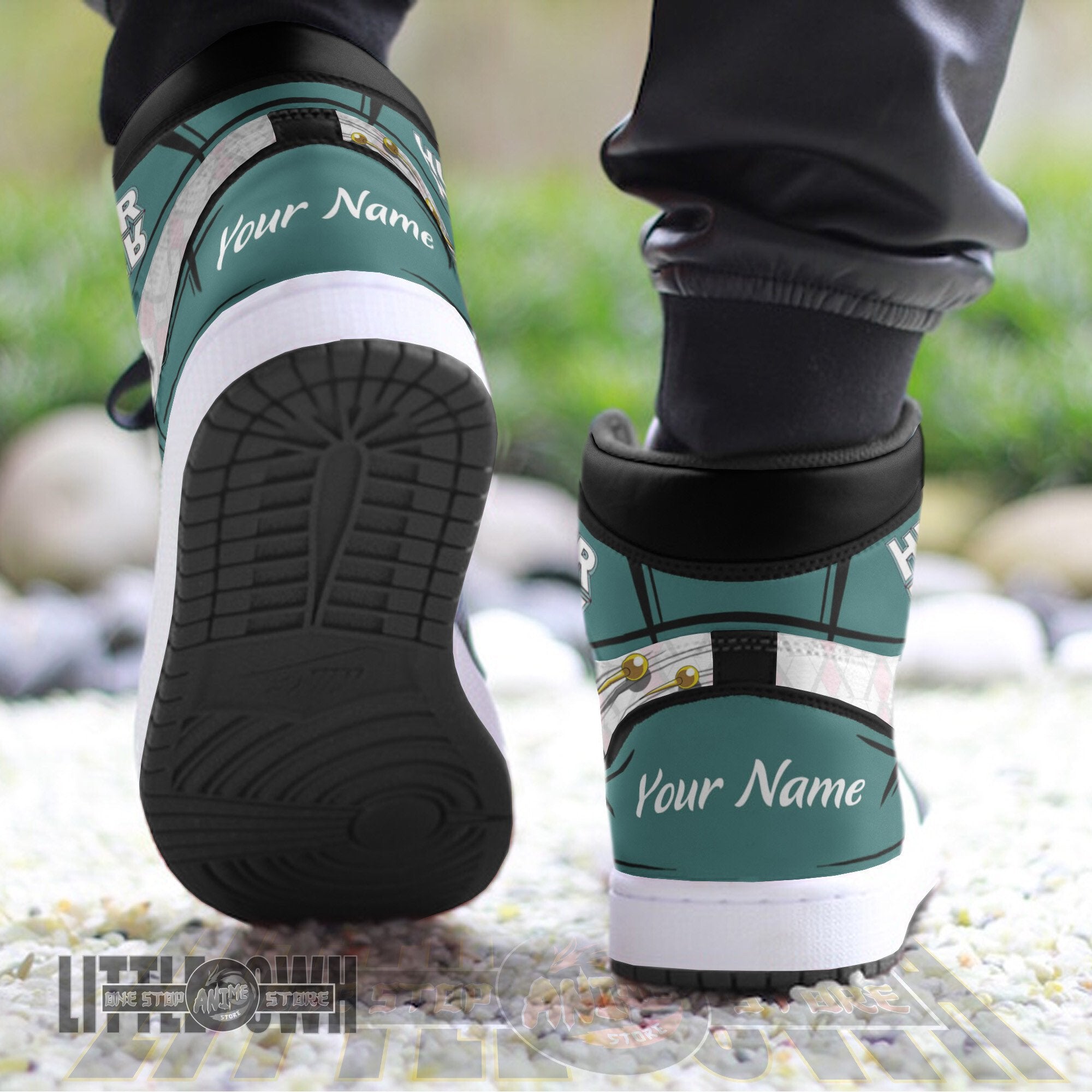 Ideafootwear Illumi Zoldyck AJ1 High Sneakers Shoes For Men And Women
