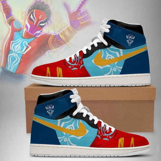 Ideafootwear India Spider-Man AJ1 High Sneakers Shoes For Men And Women