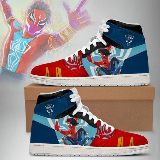Ideafootwear India Spider-Man AJ1 High Sneakers Shoes For Men And Women