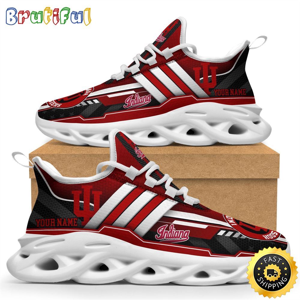 Ideafootwear Indiana Hoosiers Max Soul Shoes Sneakers For Men And Women