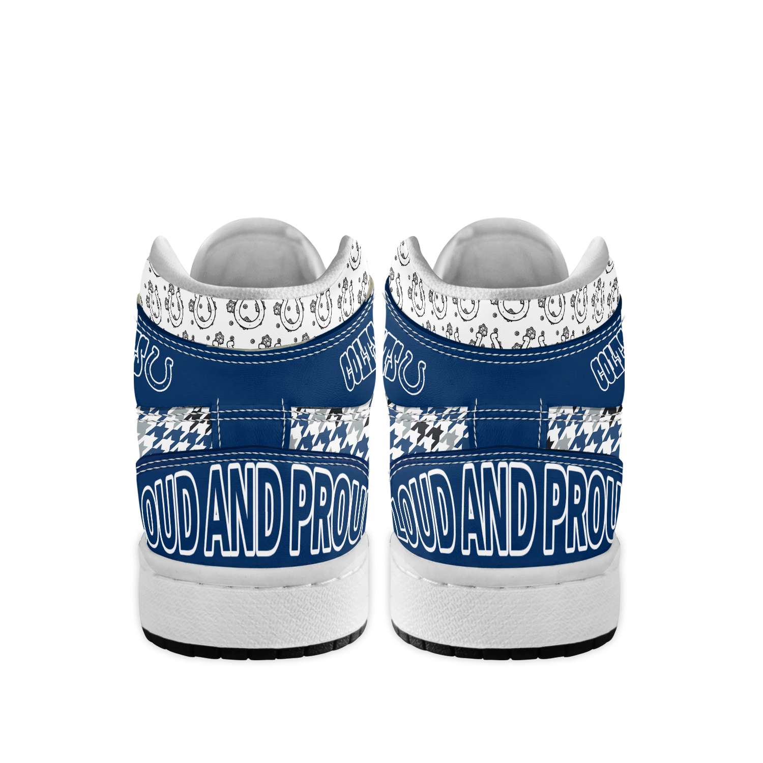 Ideafootwear Indianapolis Colts AJ1 High Sneakers Shoes For Men And Women