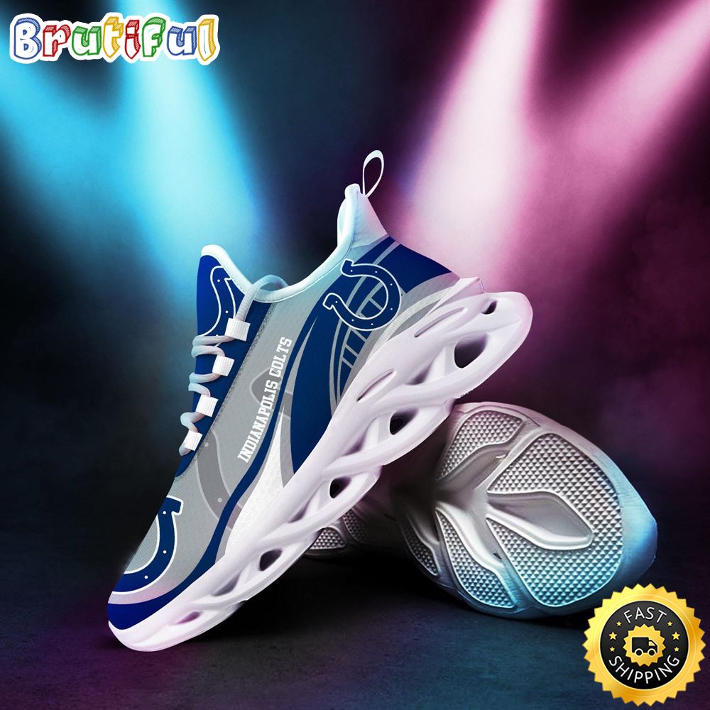 Ideafootwear Indianapolis Colts Max Soul Shoes Sneakers For Men And Women