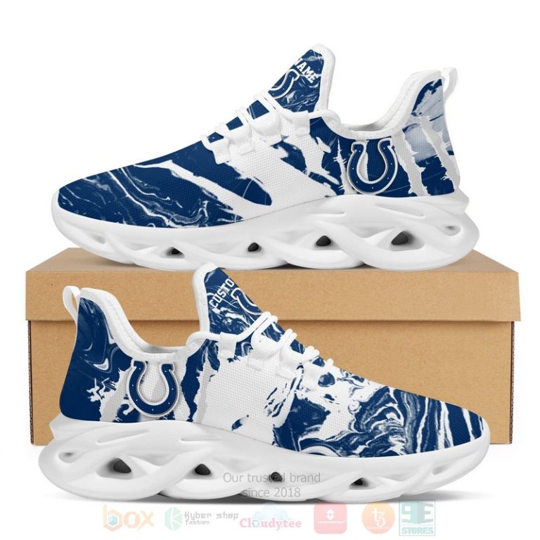 Ideafootwear Indianapolis Colts Max Soul Shoes Sneakers For Men And Women