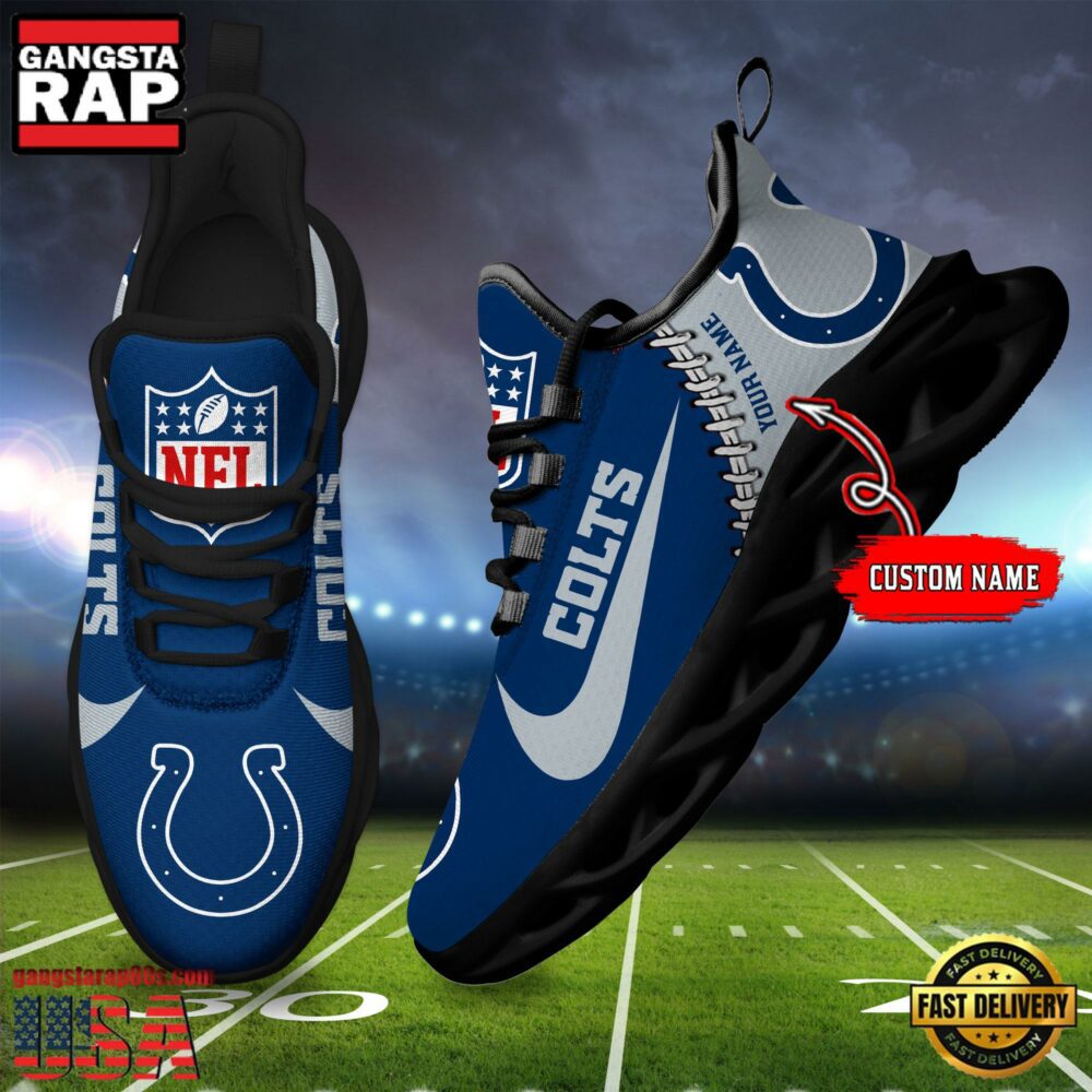 Ideafootwear Indianapolis Colts Max Soul Shoes Sneakers For Men And Women
