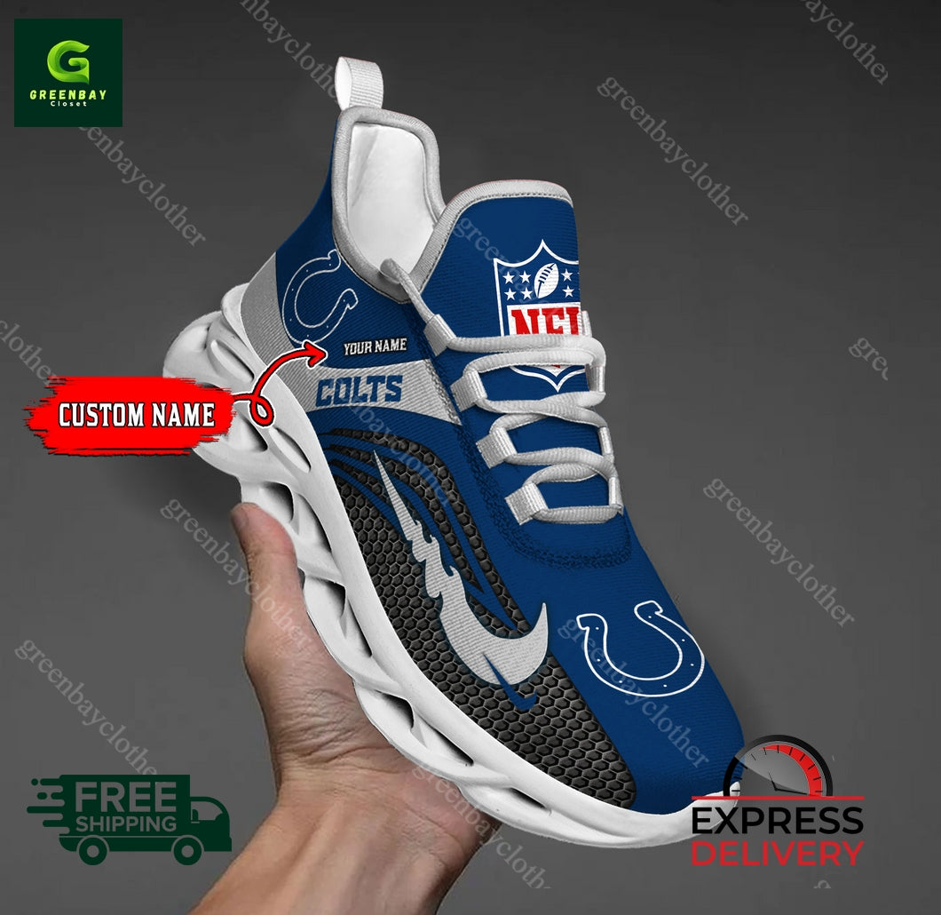 Ideafootwear Indianapolis Colts Max Soul Shoes Sneakers For Men And Women
