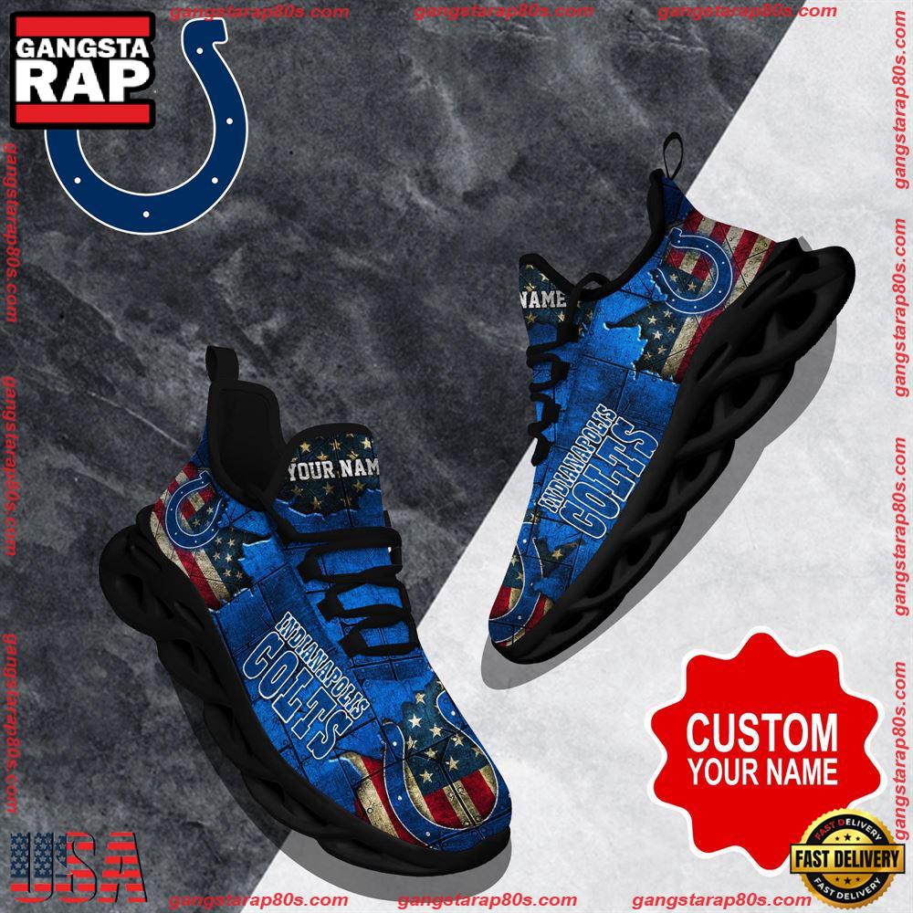 Ideafootwear Indianapolis Colts Max Soul Shoes Sneakers For Men And Women