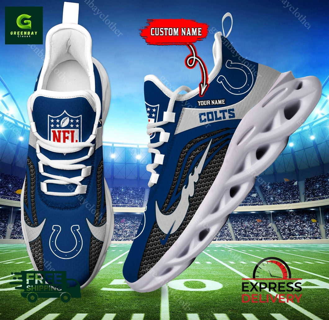 Ideafootwear Indianapolis Colts Max Soul Shoes Sneakers For Men And Women