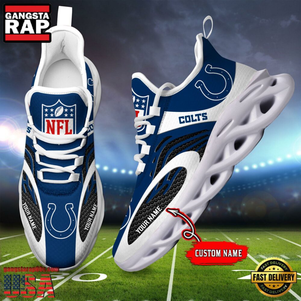 Ideafootwear Indianapolis Colts Max Soul Shoes Sneakers For Men And Women